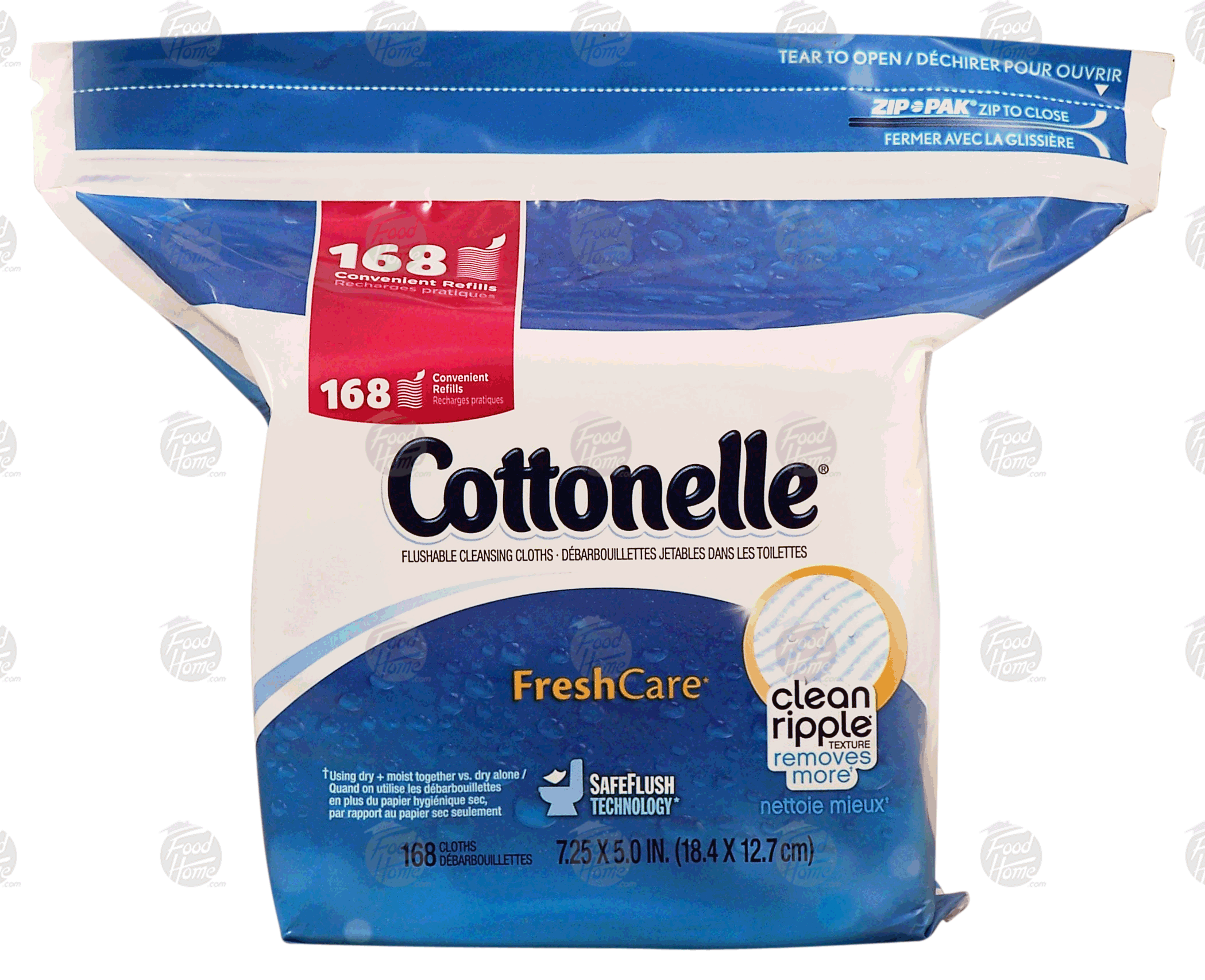 Cottonelle Fresh Care flushable cleansing cloths, refills, sewer and septic safe Full-Size Picture